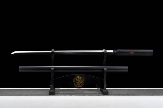 Katana in acciaio inossidabile di Sasuke Uchiha - Nera