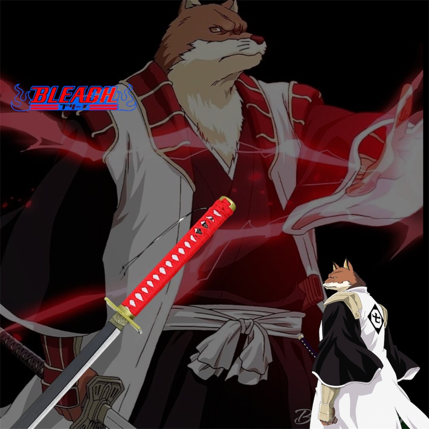 Sajin Komamura stainless steel katana