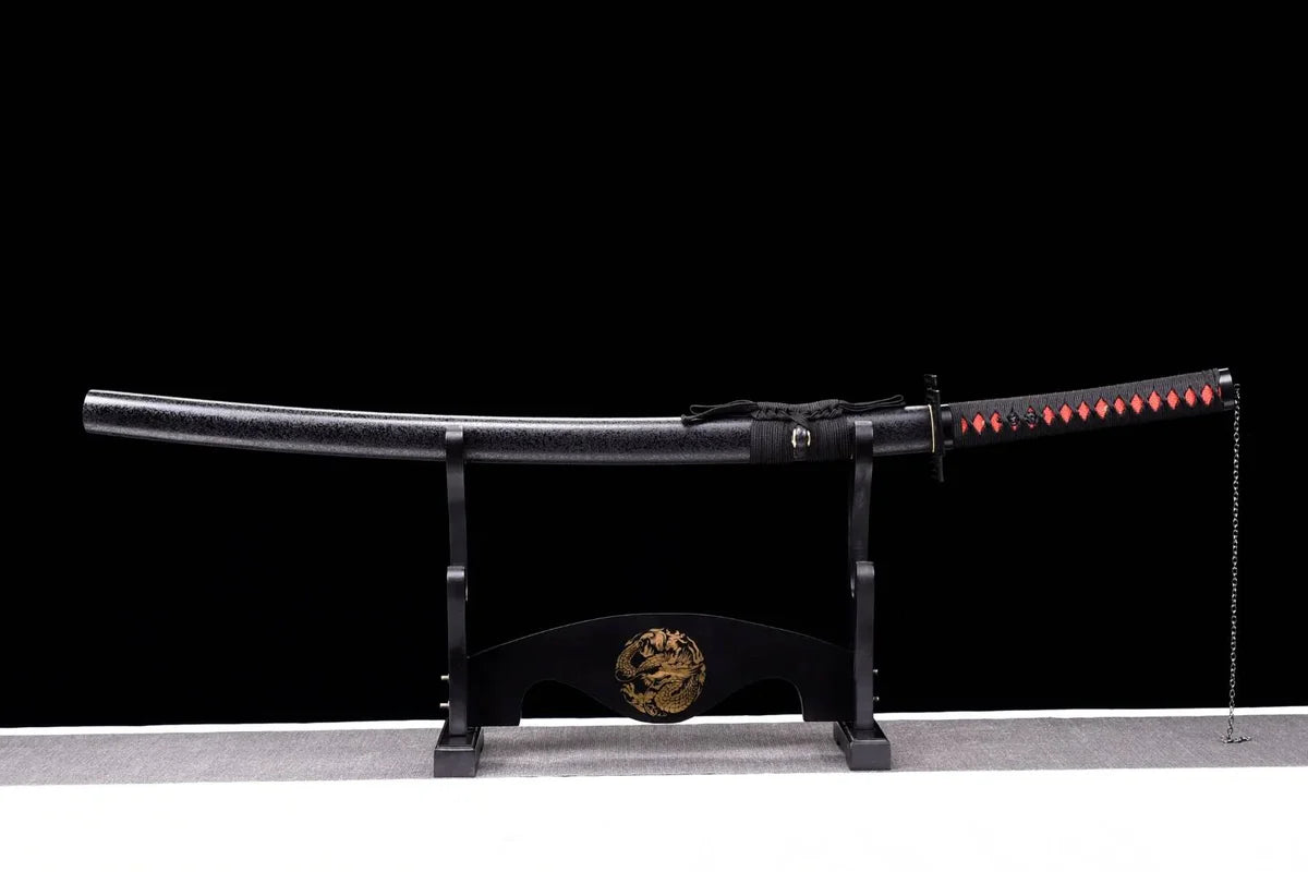 Katana in acciaio inossidabile Tensa Zangetsu di Ichigo Kurosaki - Versione lunga