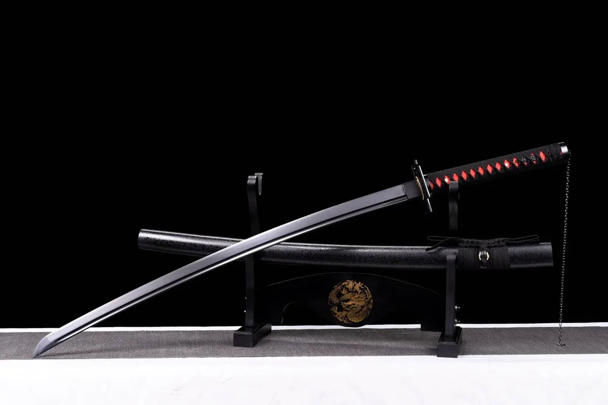 Katana in acciaio inossidabile Tensa Zangetsu di Ichigo Kurosaki - Versione lunga