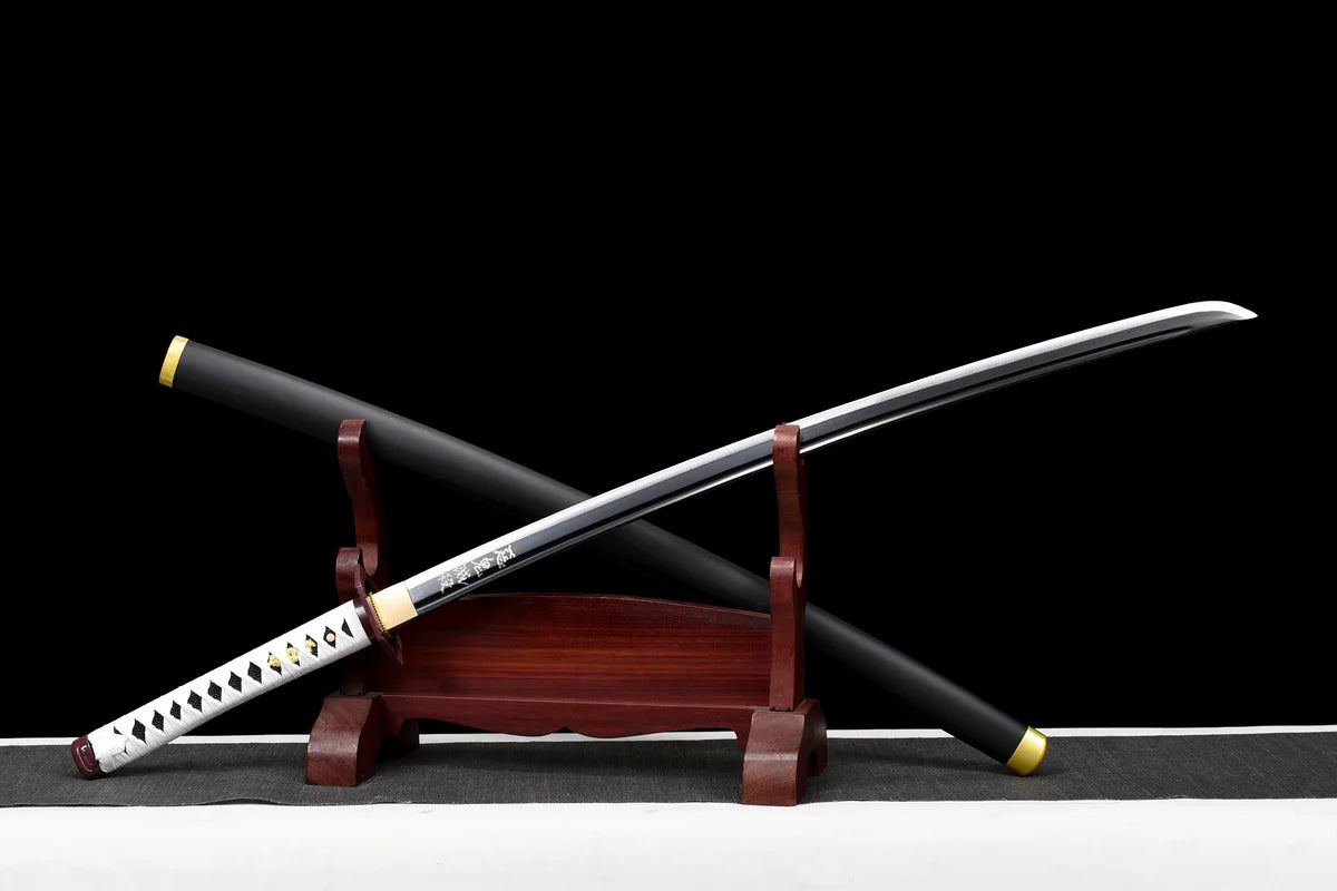 Giyu Tomioka Stainless Steel Katana - White