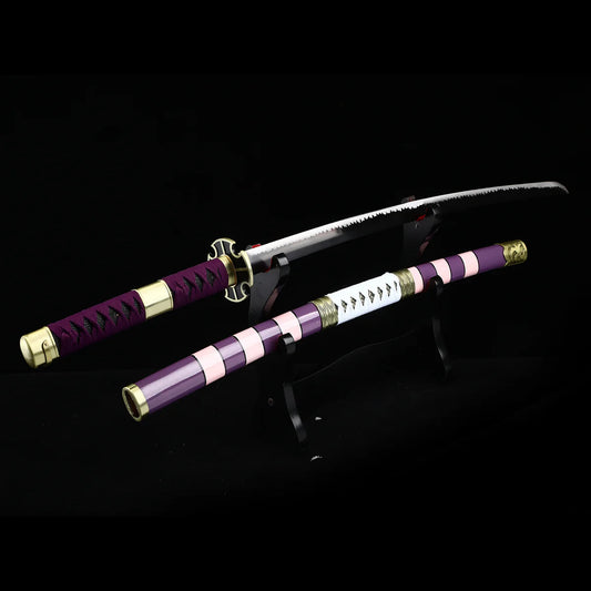 Monkey D. Luffy Nidai Kitetsu Katana in acciaio inossidabile