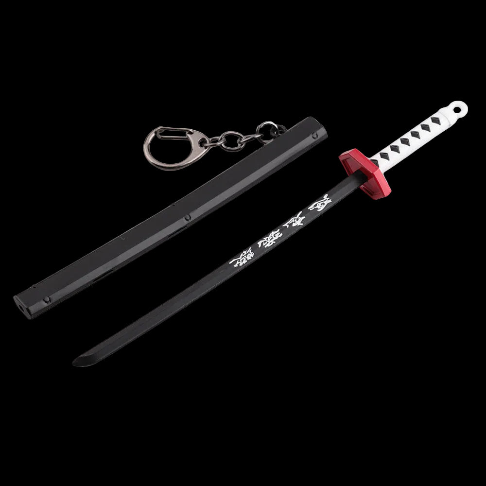 Tanjiro Kamado Fire Breathing Katana Keychain