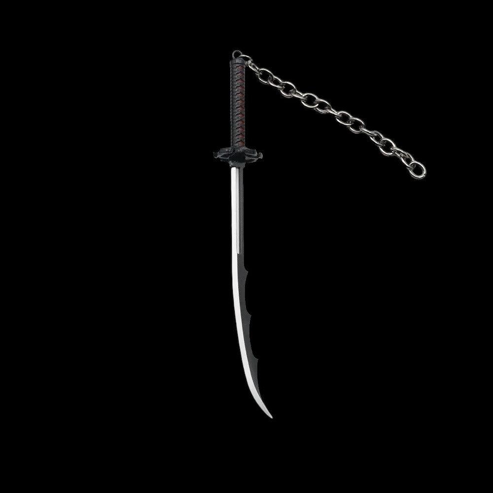 Ichigo Kurosaki Tensa Zangetsu Neuversion Katana-Schlüsselanhänger - Blade of Anime