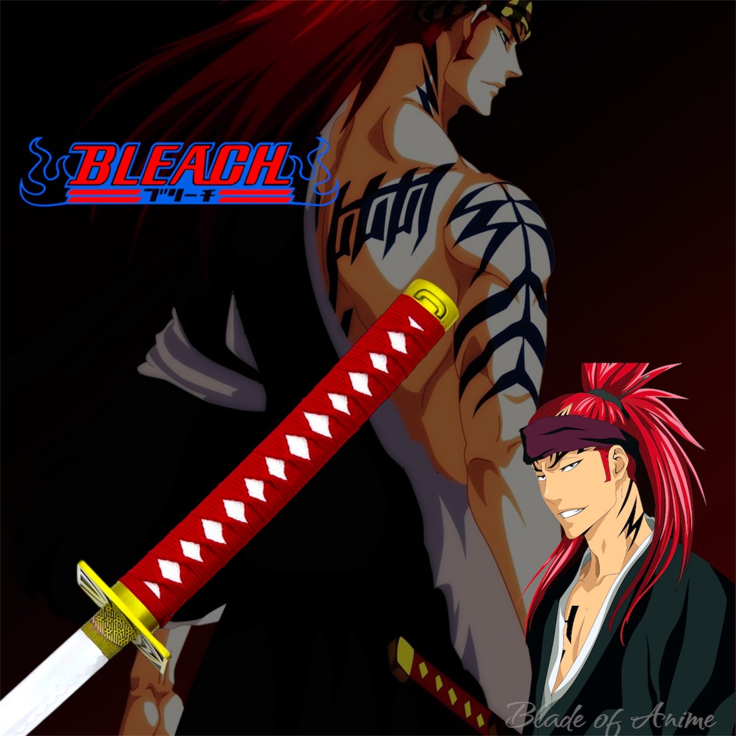 Renji Abarai Zabimaru Bankai stainless steel katana