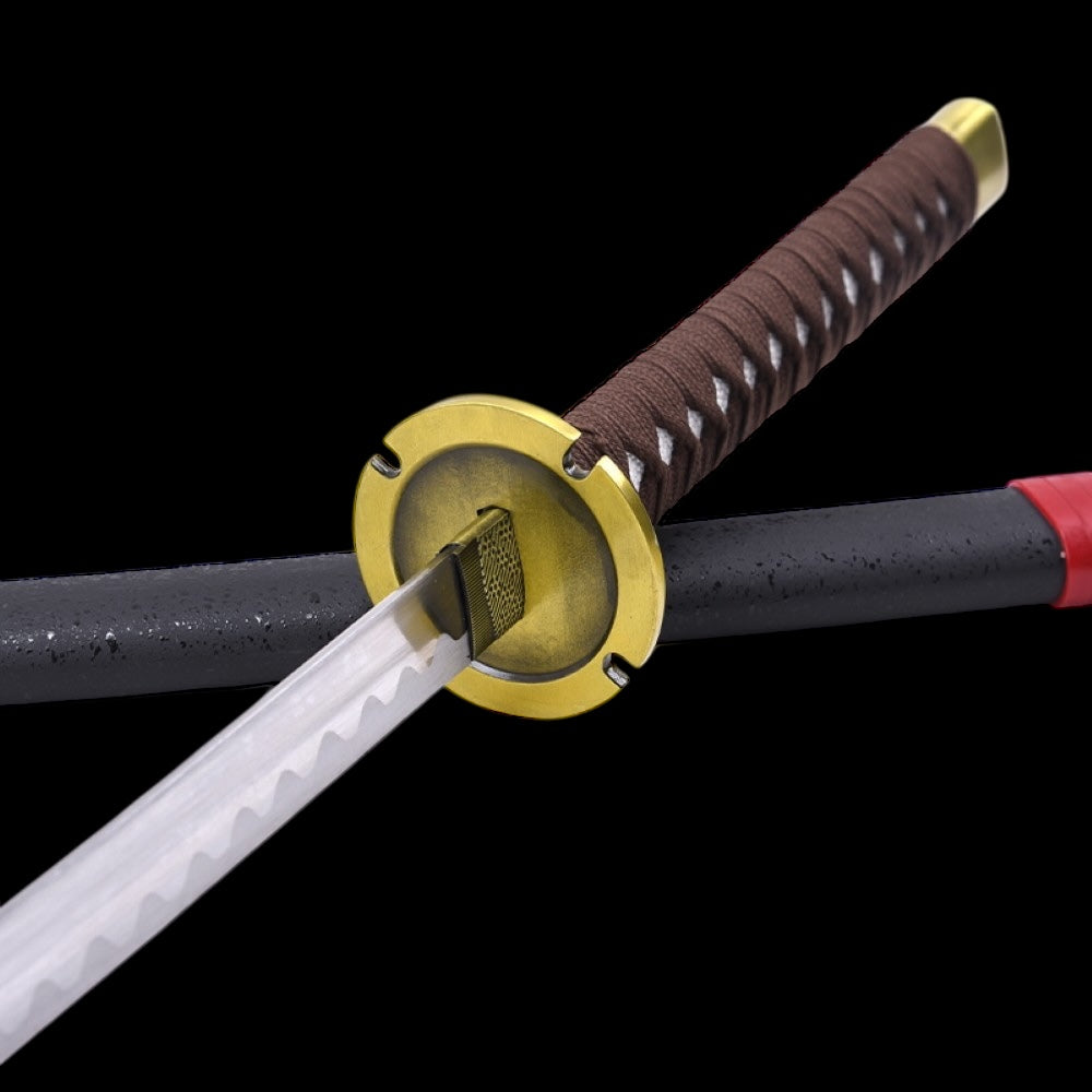 Monkey D. Luffy Nidai Kitetsu Katana in acciaio inossidabile