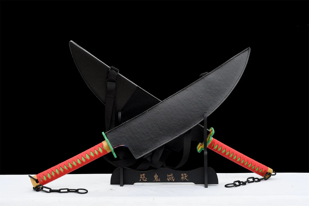 Tengen Uzui stainless steel double sword