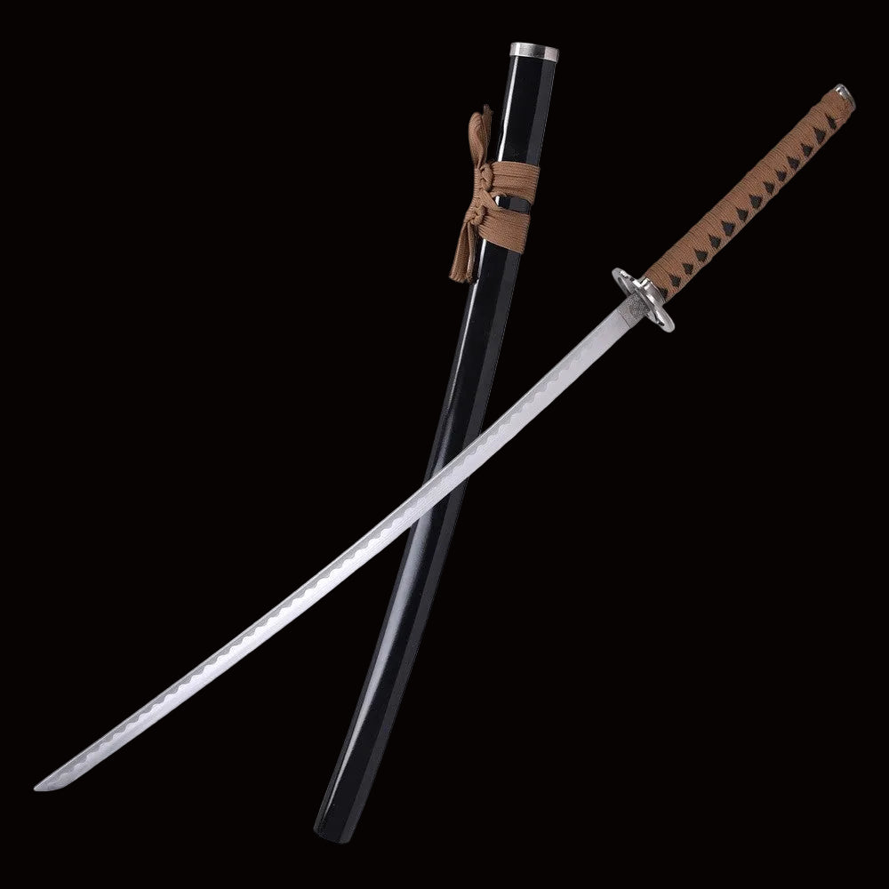 Miyamoto Musashi Izumi-no-Kami Kaneshige Edelstahl-Katana