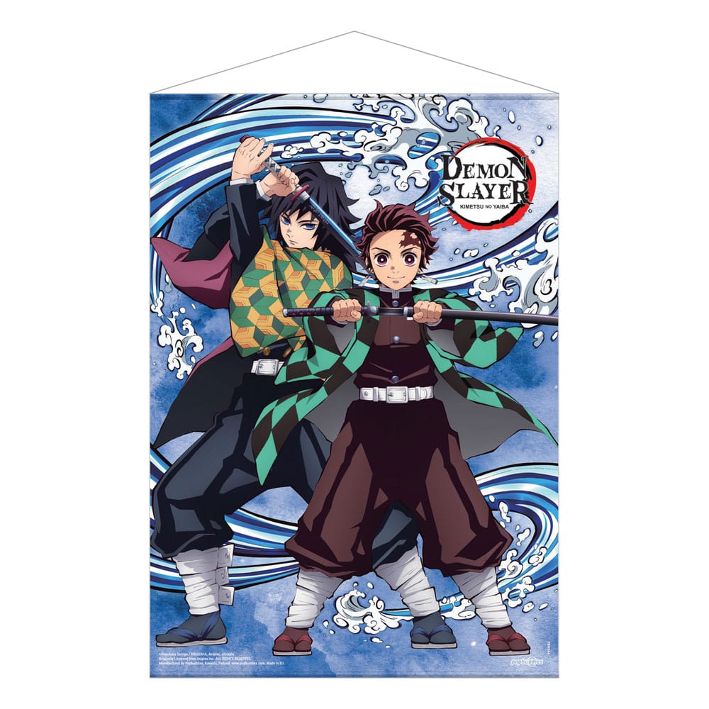Demon Slayer - Kimetsu no Yaiba Wandrolle Tanjiro Kamado und Giyu Tomioka 50 x 70 cm