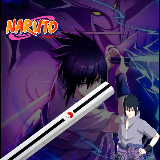 Sasuke Uchiha Stainless Steel Katana - White