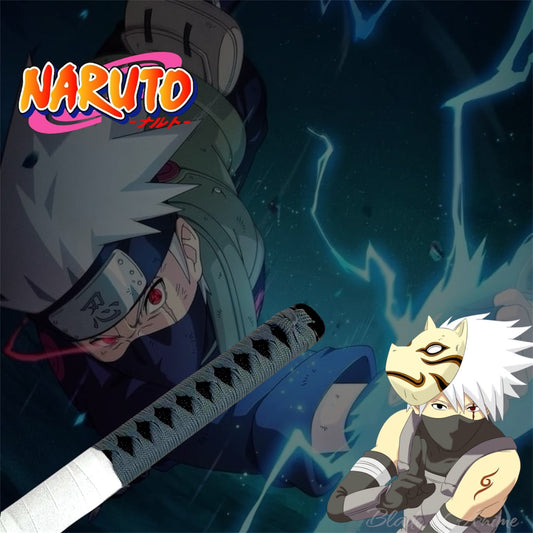 Kakashi Hatake Stainless Steel Katana - Silver