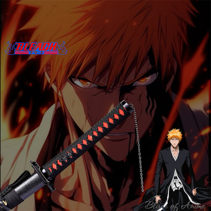 Ichigo Kurosaki Tensa Zangetsu Edelstahl-Katana - Neuversion