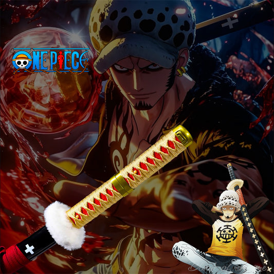 Trafalgar D. Water Law Kikoku Stainless Steel Katana - Gold