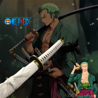 Roronoa Zoro Wado Ichimonji stainless steel katana