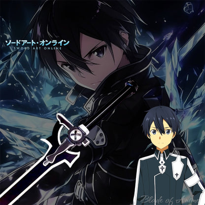 Kirito Black Elucidator Edelstahl-Schwert
