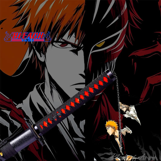 Ichigo Kurosaki Tensa Zangetsu Stainless Steel Katana - Long Version