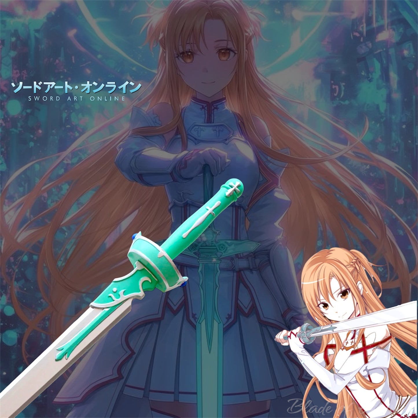 Asuna Lambent Light Edelstahl-Schwert