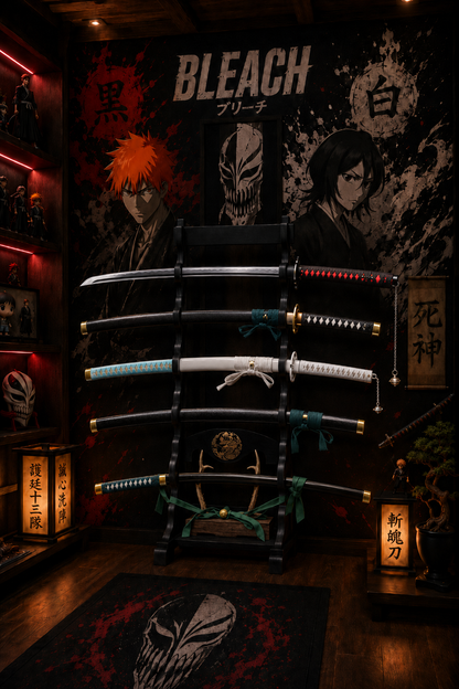 Ensemble Katana complet Bleach – Ichigo, Aizen, Kenpachi, Rukia, Renji
