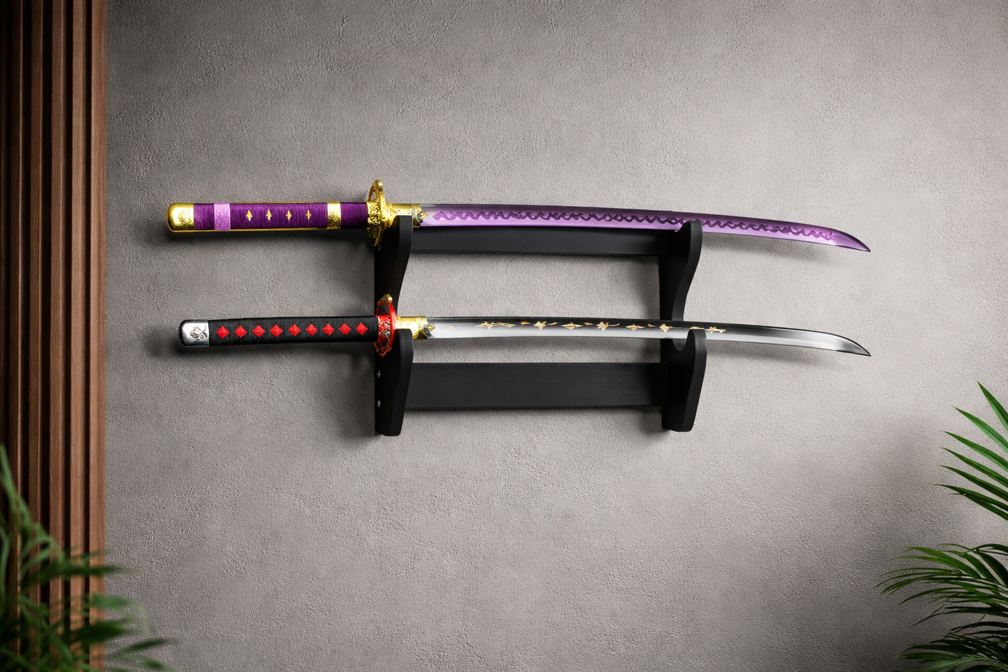 Double wall katana stand
