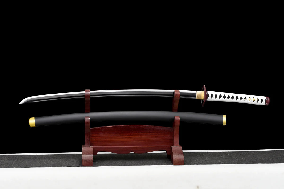 Giyu Tomioka Edelstahl-Katana - Weiß