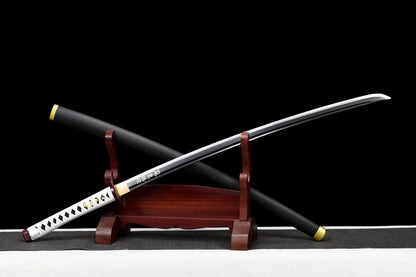 Giyu Tomioka Edelstahl-Katana - Weiß