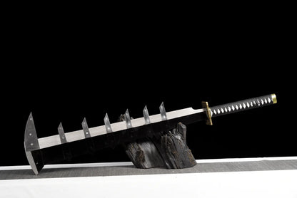 Renji Abarai Zabimaru Bankai Edelstahl-Katana