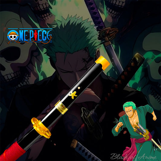 Roronoa Zoro Enma Stainless Steel Katana - Red