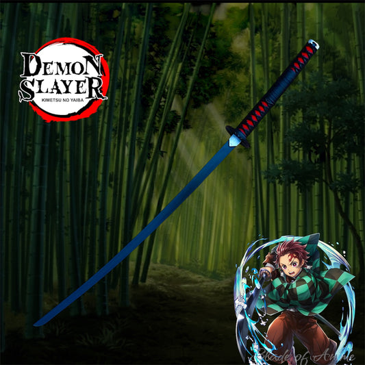 Tanjiro Kamado Bamboo Katana Water Breathing