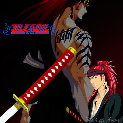 Renji Abarai Zabimaru Edelstahl-Katana