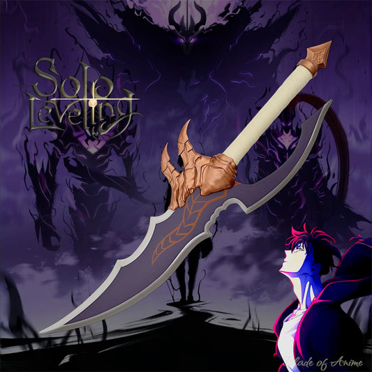 Sung Jin-woo Kasaka's Venom Fang Edelstahl-Dolch mit Ständer