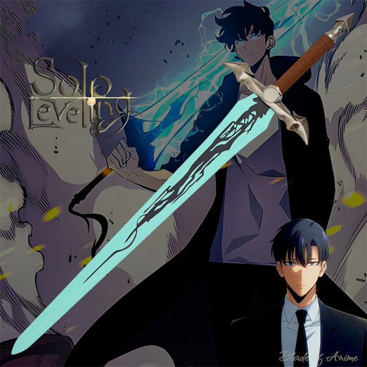 Sung Jin-woo Demon King's Edelstahl-Schwert mit Wand-Ständer