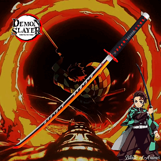 Zenitsu Agatsuma stainless steel katana