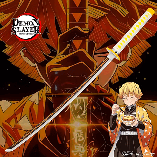 Zenitsu Agatsuma stainless steel katana