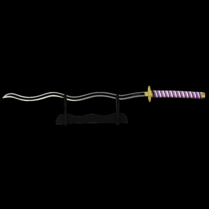 Obanai Iguro Stainless Steel Katana - Purple