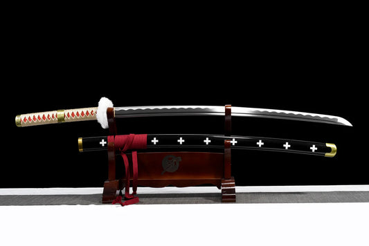 Trafalgar D. Water Law Kikoku Stainless Steel Katana - Gold