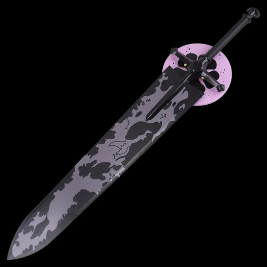 Asta Demon-Dweller Edelstahl-Schwert mit Wand-Katana Ständer